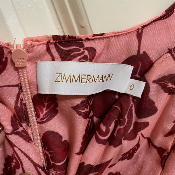 Zimmermann The Lovestruck Ruffled Floral-print Plissé-crepe Mini Dress - Picture 2 of 7